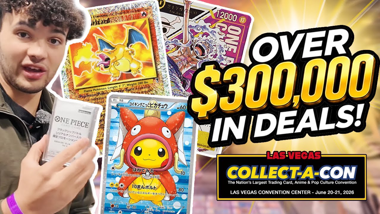 $300k+ In DEALS Collect-A-Con Las Vegas Pokemon Vendor POV!!!