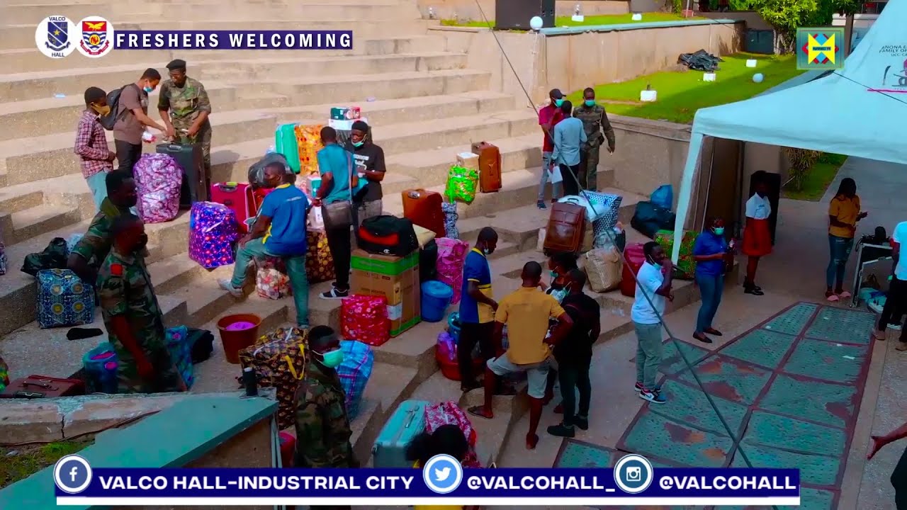 This is How UCC VALCO HALL welcomes Freshers to the Industrial city of University of Cape Coast