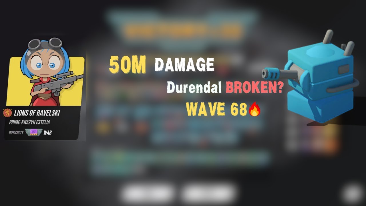 50M DAMAGE with Durendal?! | Wave 68 Tower Dominion
