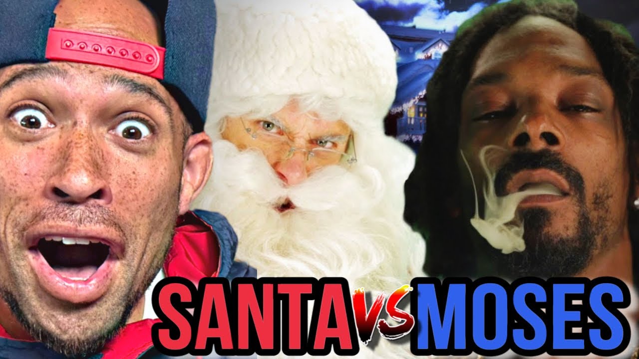 Moses vs Santa Claus. Epic Rap Battles of History REACTION!! LMAO