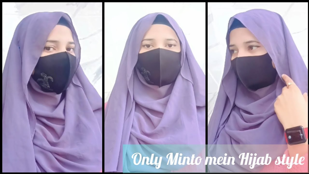 beautiful hijab tutorial only for Minto mein Hijab tutorial#Hijab style#hijab #trending#viralvideo