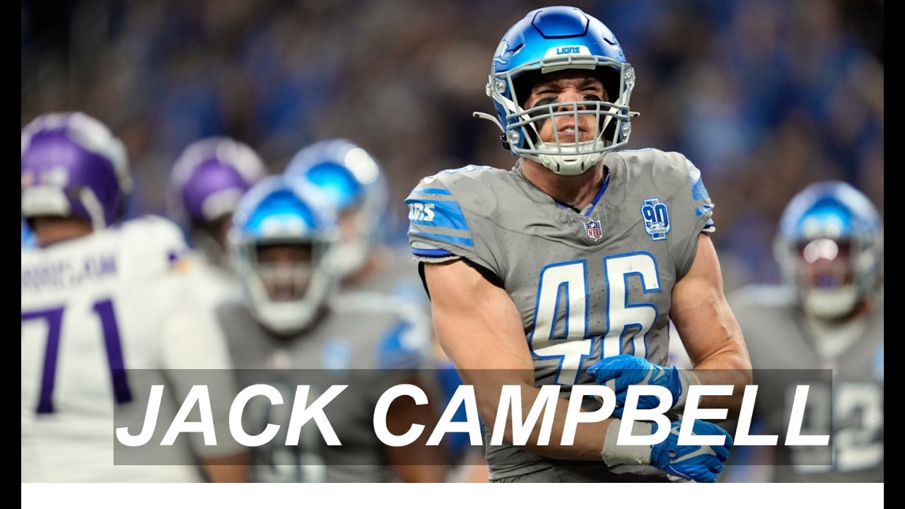 JACK CAMPBELL: FOOTBALL SAVANT - DETROIT'S ALL-PRO IS MORE THAN A PROTOTYPICAL ILB #lions @OnceSport