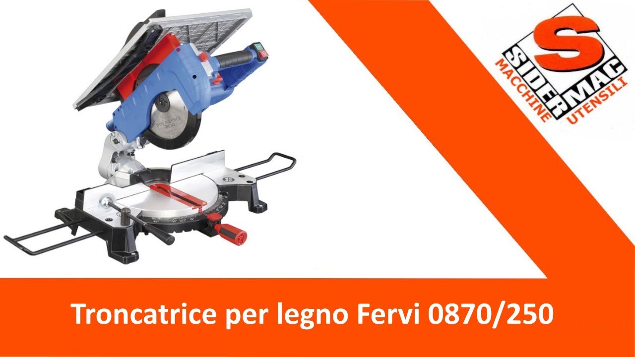 Troncatrice per legno Fervi 0870/250