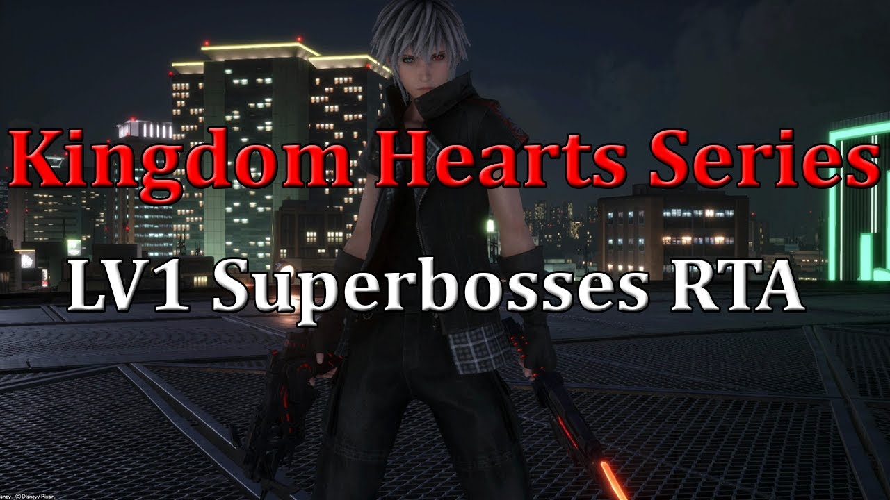 Kingdom Hearts Series - LV1 Superbosses RTA (w/KH3 DLC)
