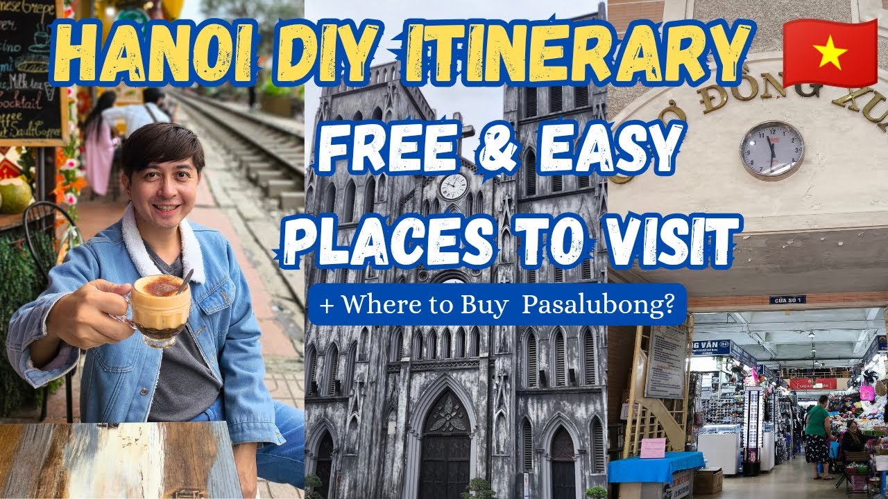 Hanoi Vietnam DIY Itinerary + Shopping at Dong Xuan Market & Lotte Mall