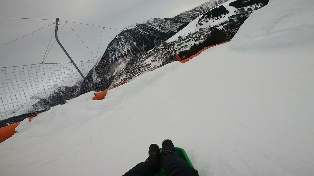Piste de luge Courchevel 1850