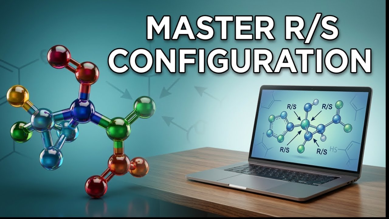 Trick for R/S Configuration #stereochemistry #organicchemistry 