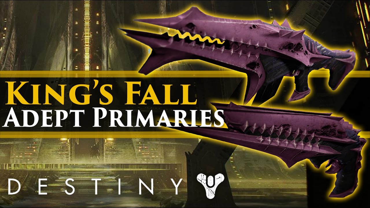 Destiny - How good are the new King's Fall Raid Exotics? King's Fall Raid Adept weapon review.