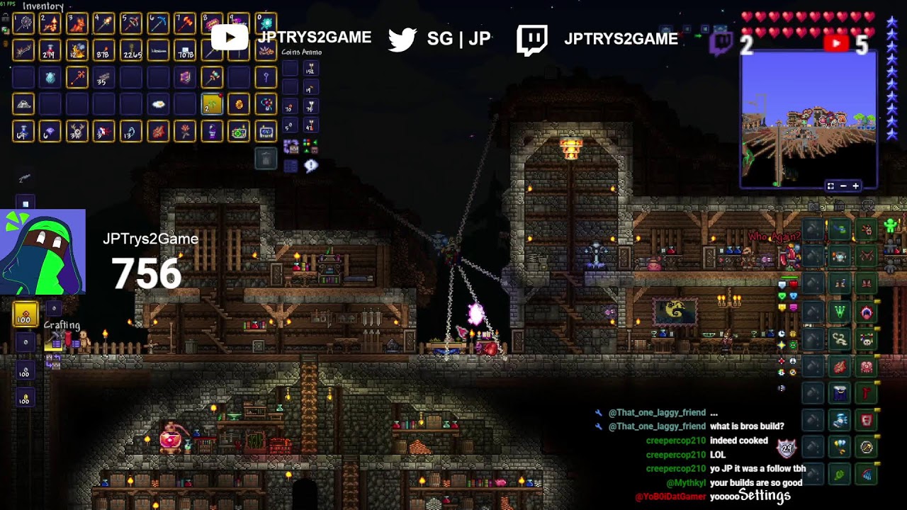 CUSTOM TERRARIA LEGENDARY MODE SEED PLAYTHROUGH Prt.5 | SUB = DEATH | 5+ multiplayer