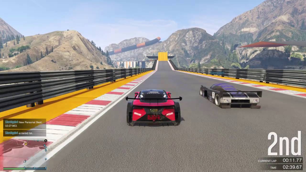 GTA 5 Stunt Race win against a buncha d bags