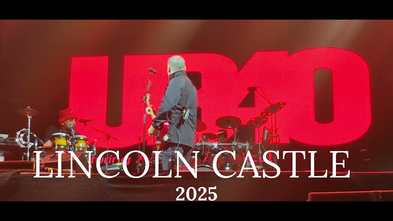 UB40 FEATURING ALI CAMPBELL CONCERT LINCOLN CASTLE 2025 RED RED WINE