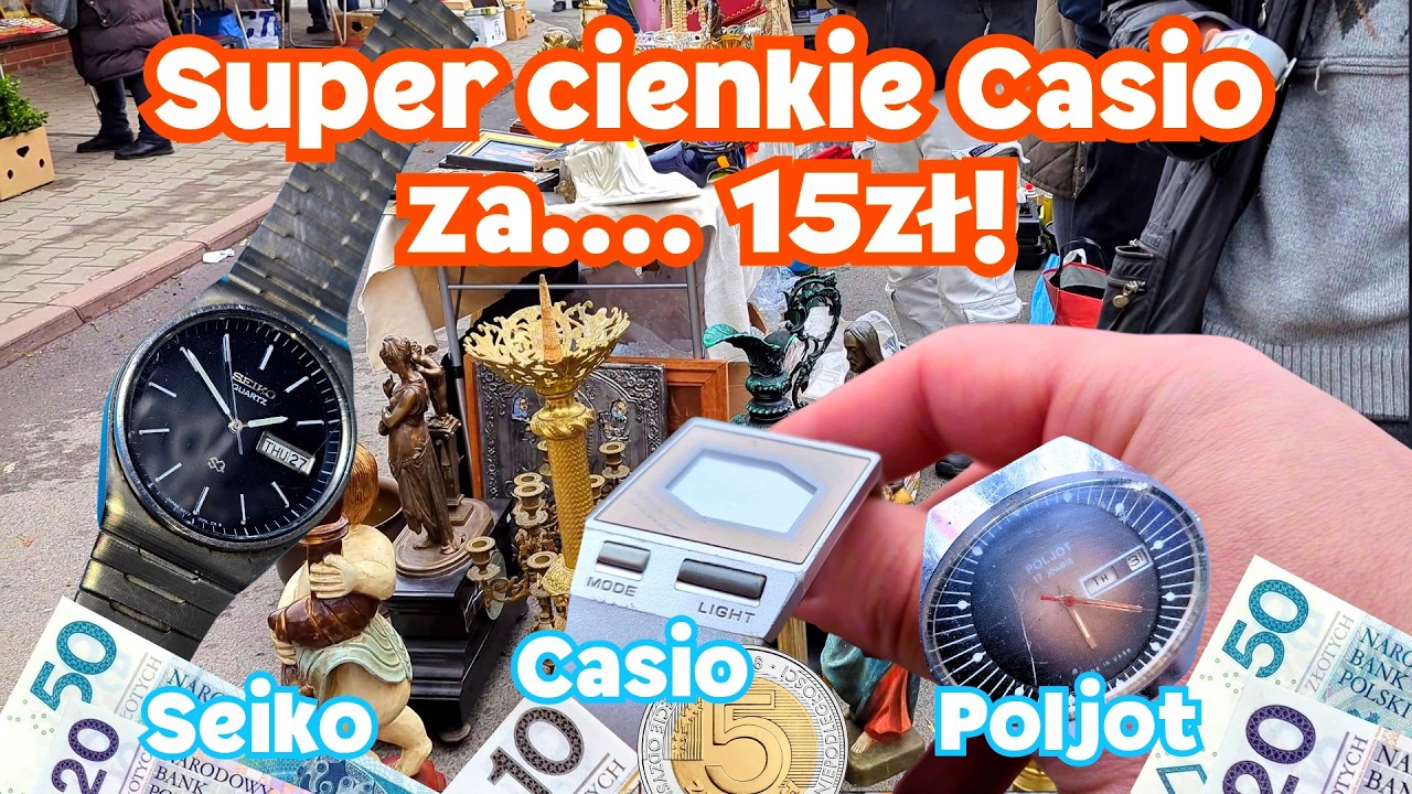 Pamiętacie to Seiko? Casio Film Watch za 15zł i Poljot Stadion! Kupione!