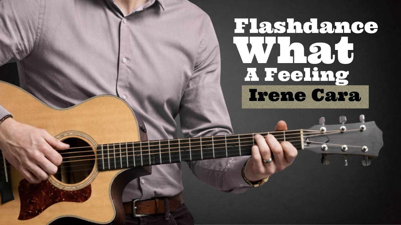 ( Slow Tempo) Flashdance What A Feeling ~ Irene Cara  ~ Super Easy Fingerstyle Guitar TAB