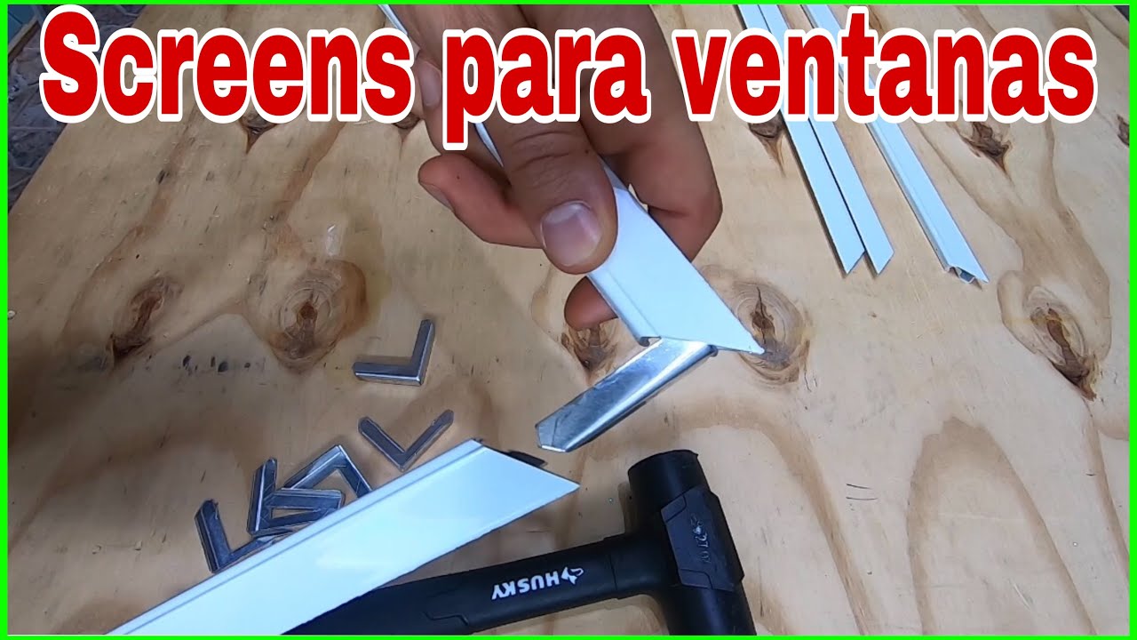 Como hacer screens para ventanas