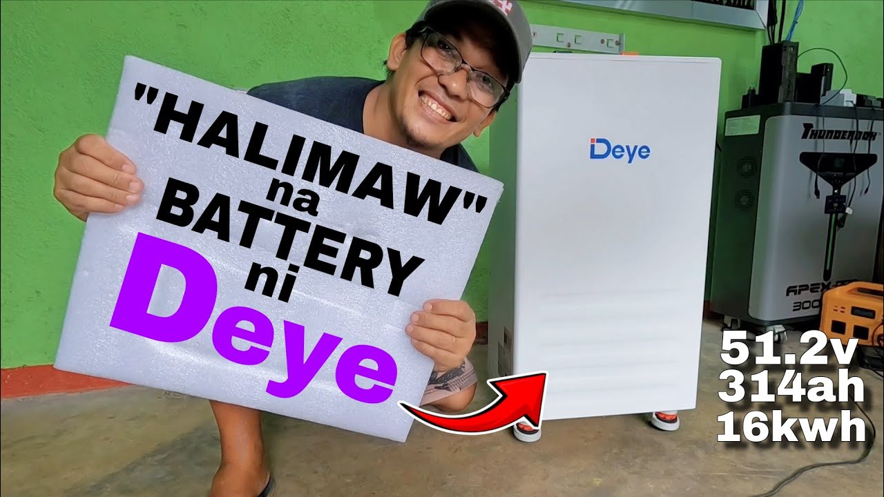 SE-F16L DEYE BATTERY HALIMAW SA LAKI AT LAKAS 314ah 16kwh BATTERY 51.2v