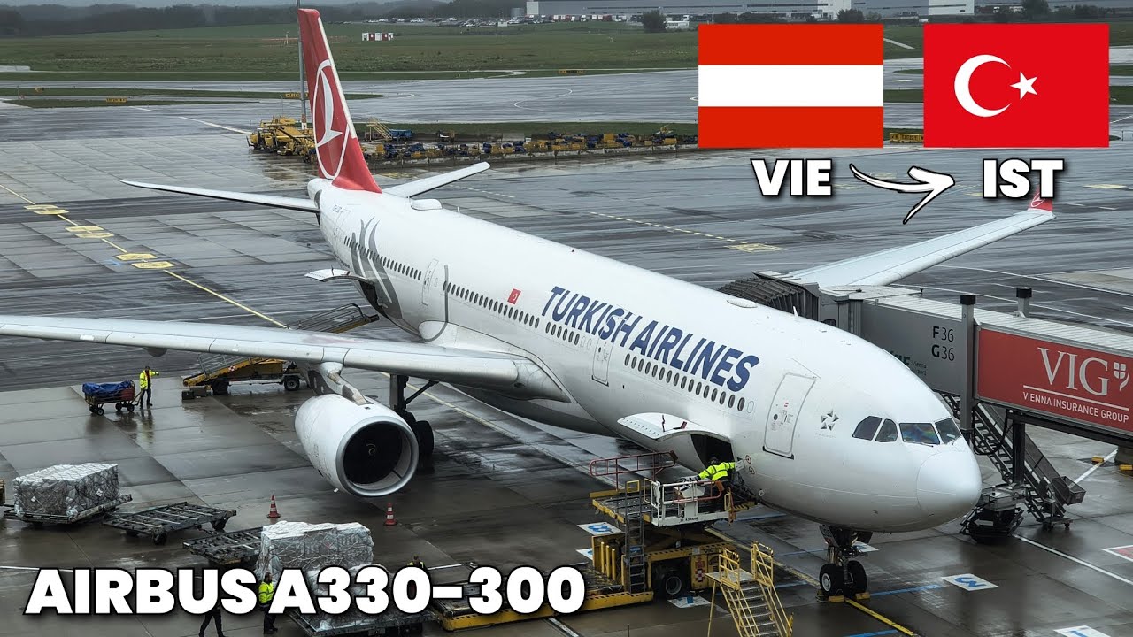 TK1886 Vienna ➡️ Istanbul | Airbus A330-300 Turkish Airlines 🇹🇷✈️