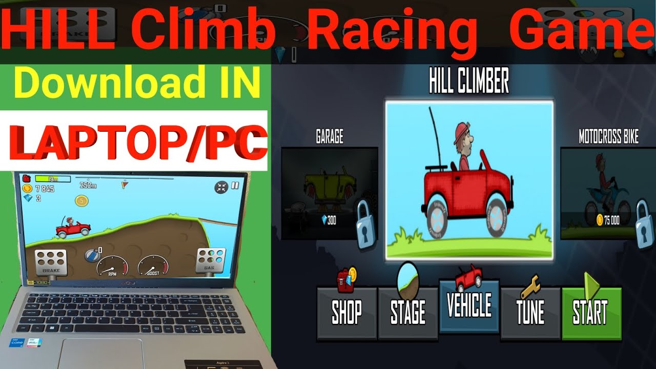 Laptop me hill climb racing game download kaise kare|How to download hill climb racing gamein laptop