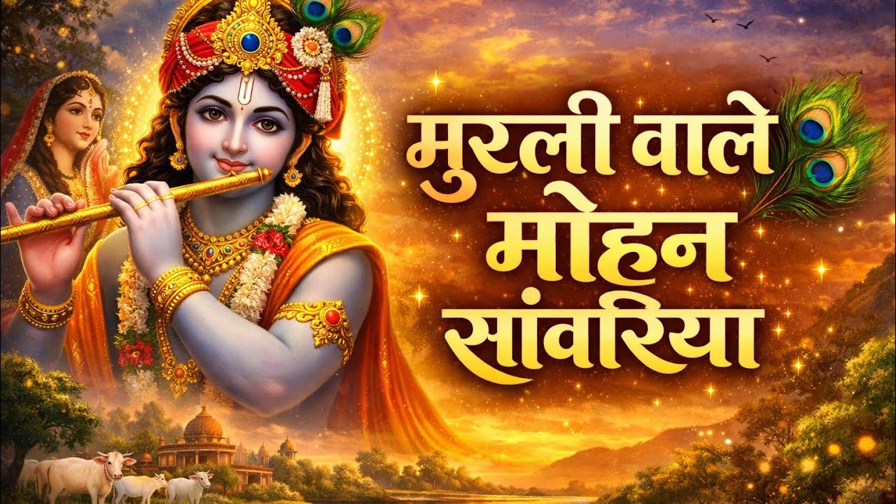 मुरली वाले मोहन सांवरिया | Radha Krishna Heart Touching Bhajan | #bhaktivibes #radhakrishna 