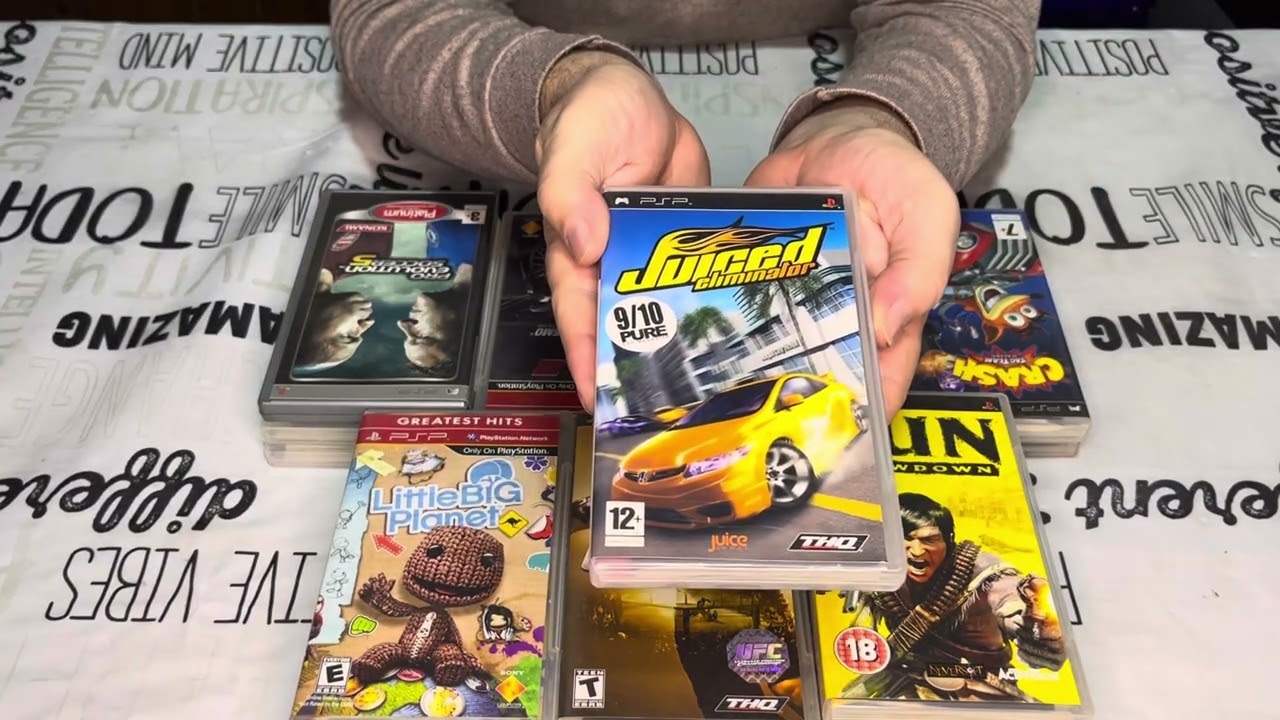 Colección de juegos de psp (primera parte)