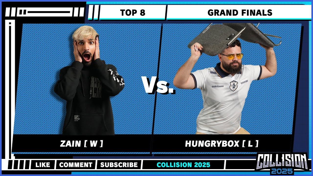 Collision 2025 - Zain (Marth) [W] против Hungrybox (Jigglypuff) [L] - Топ 8 - Гранд-финал - SSBM