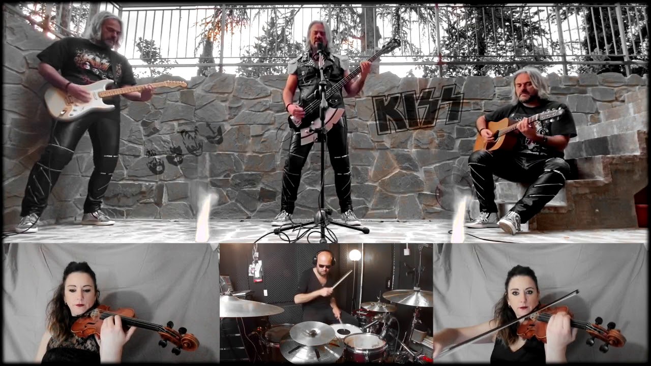 A WORLD WITHOUT HEROES - Kiss cover by Marzio Pinzauti, Angela Tomei & Marco Pisaneschi
