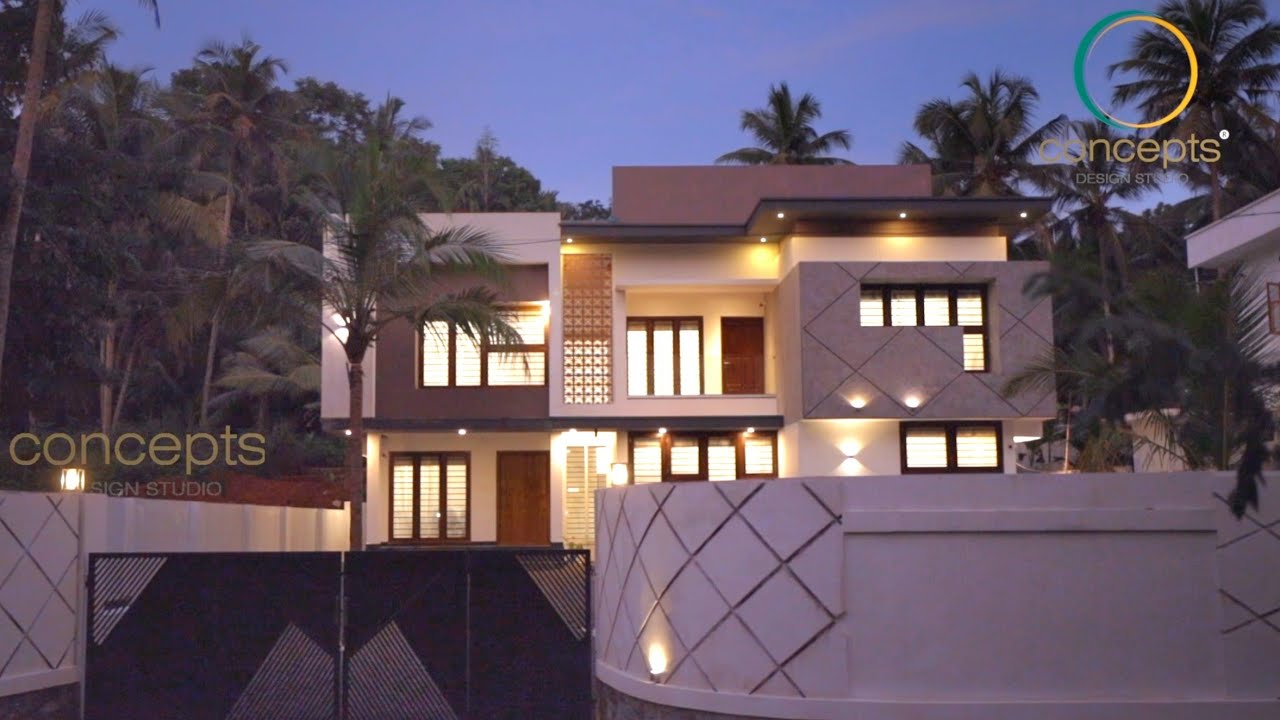 Contemporary residence at Vadakara