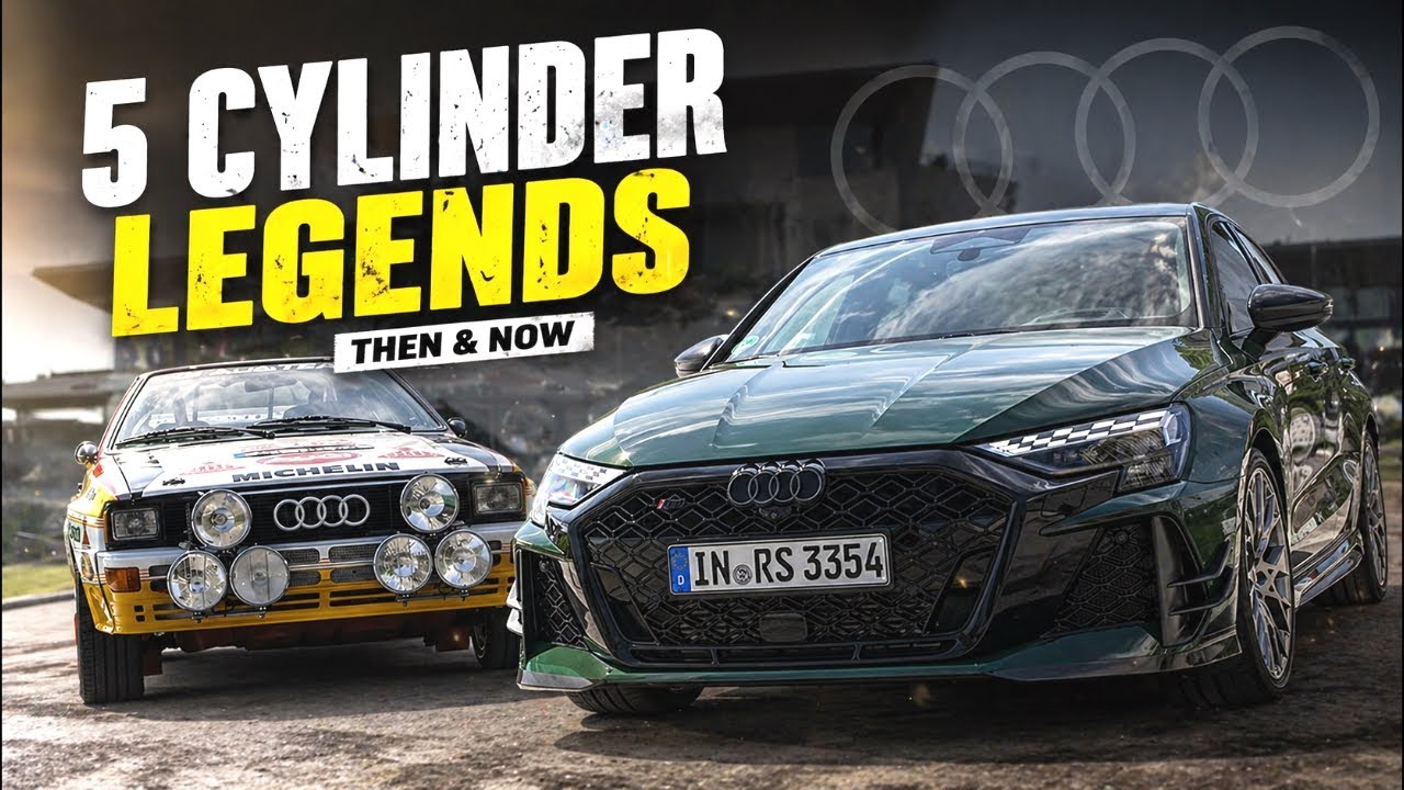 От раллийного монстра до RS 3: история Audi с пятицилиндровым двигателем.