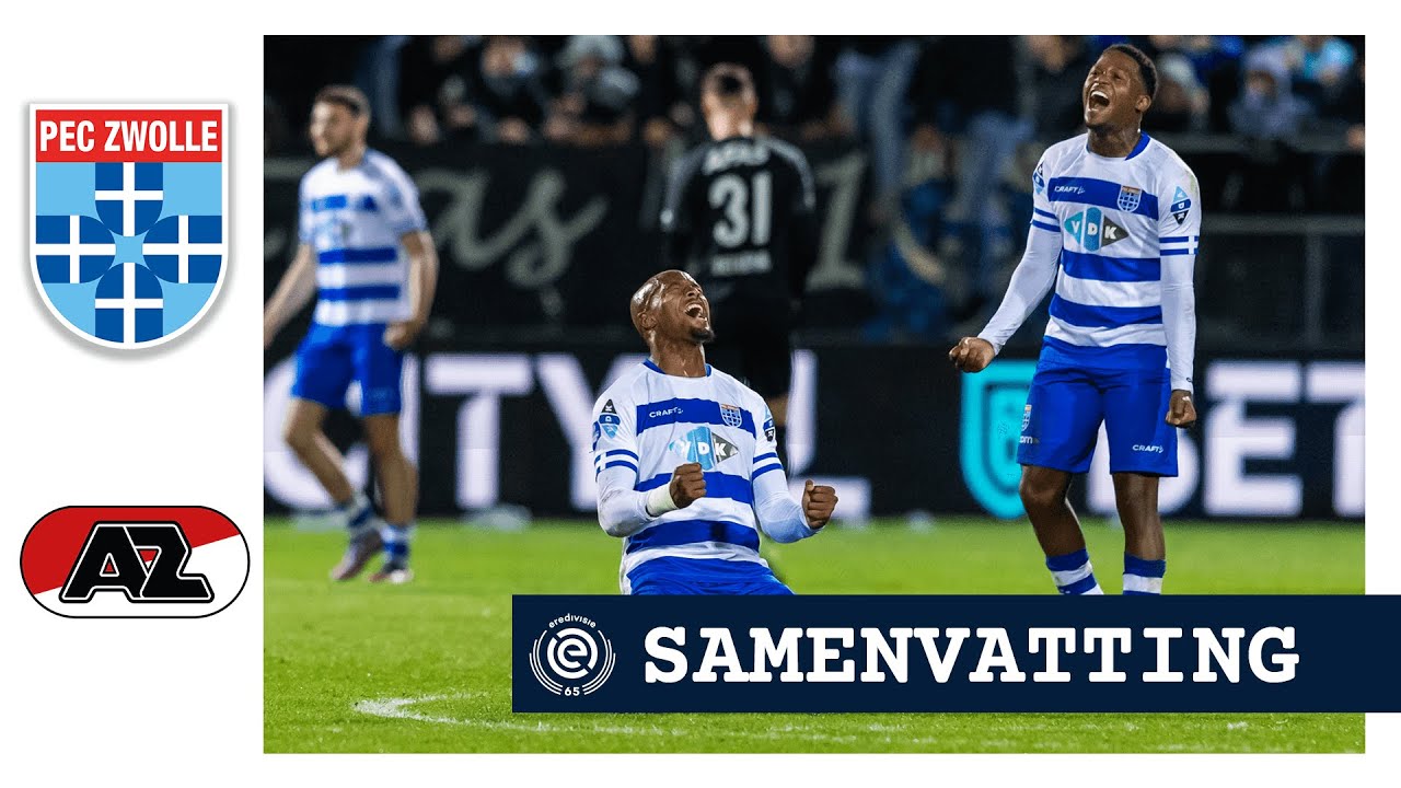 Samenvatting PEC Zwolle - AZ Alkmaar | Eredivisie