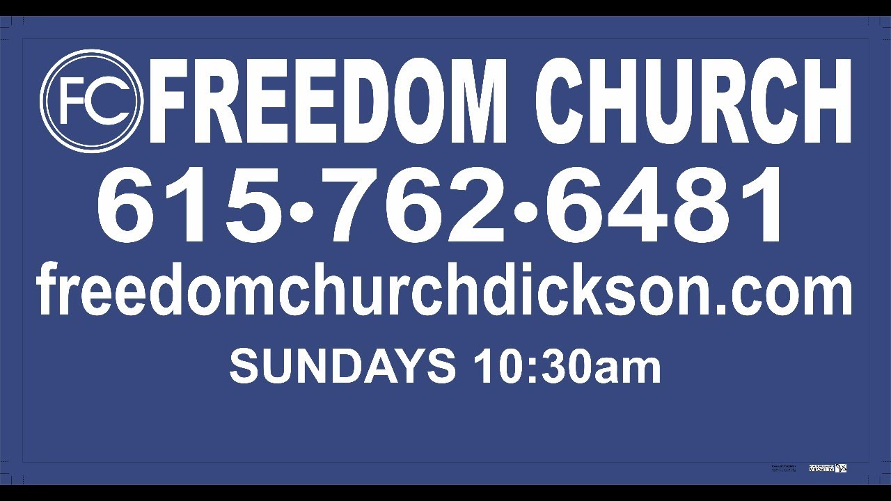 Freedom Church Online Service (3- 29-2020)