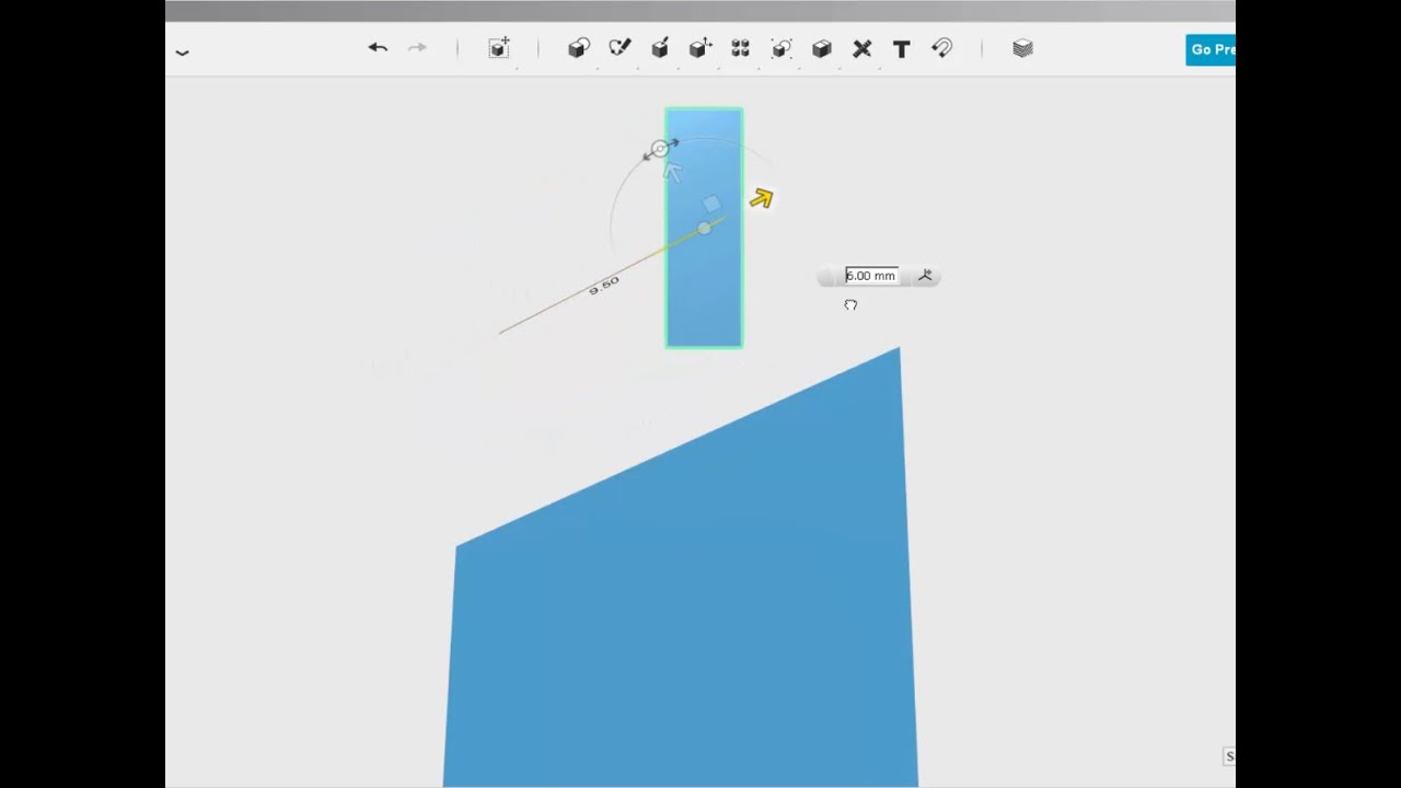 123D Design: Reorient the Move Axes