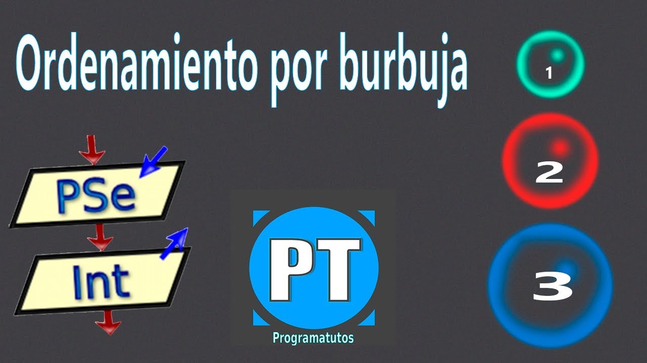 Algoritmo de ordenamiento por burbuja | Pseint