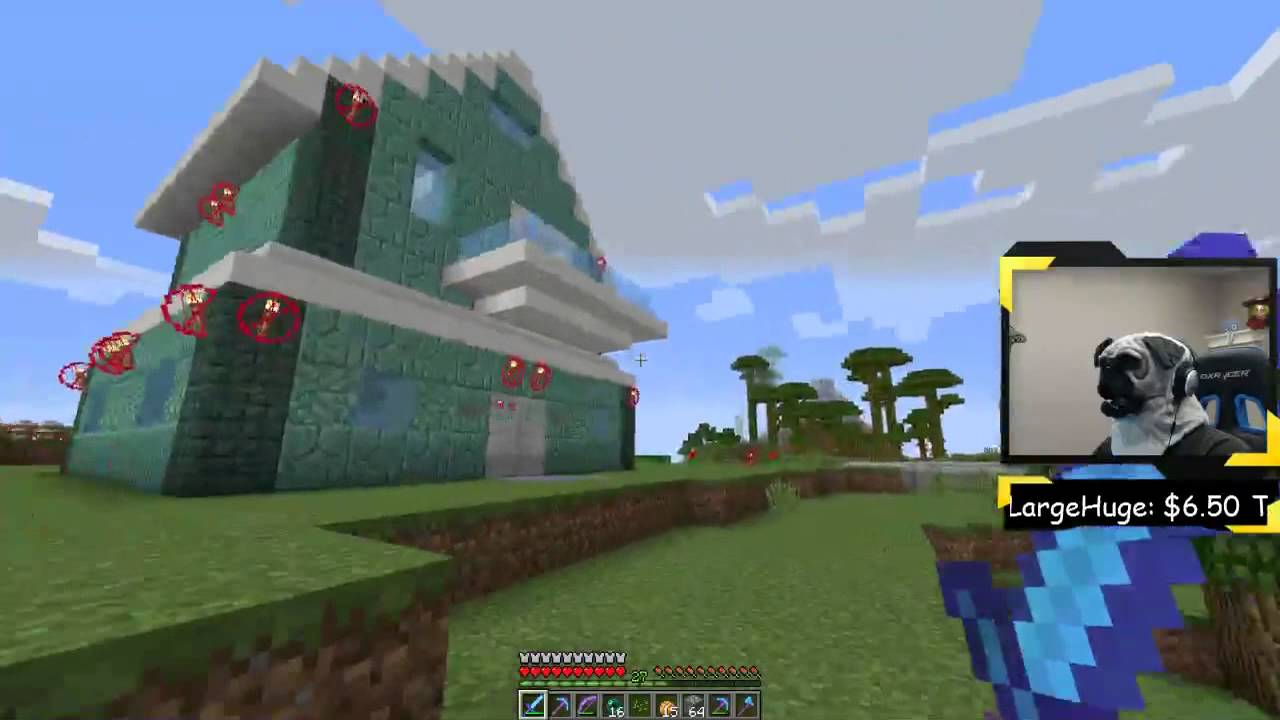Выживание в CrewCraft: Эпизод 53: новый питомец Яховы и первая ночь игры в Minecraft в Deluxe 4