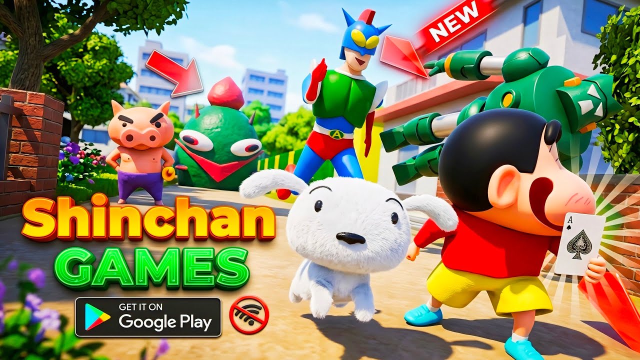 Top 6 Best Shinchan Games For Android In 2025 | 6 Best Shinchan Games