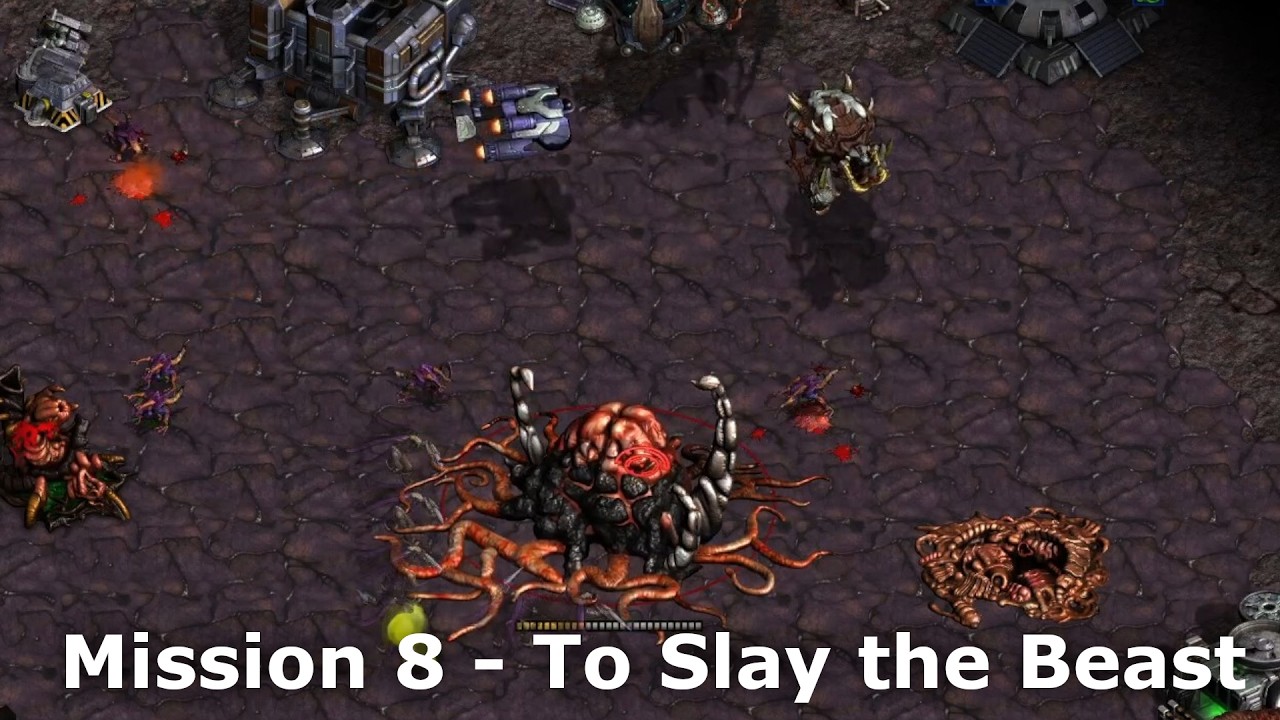 Starcraft Remastered - Mission 8 - To Slay the Beast - Zerg Episode 6