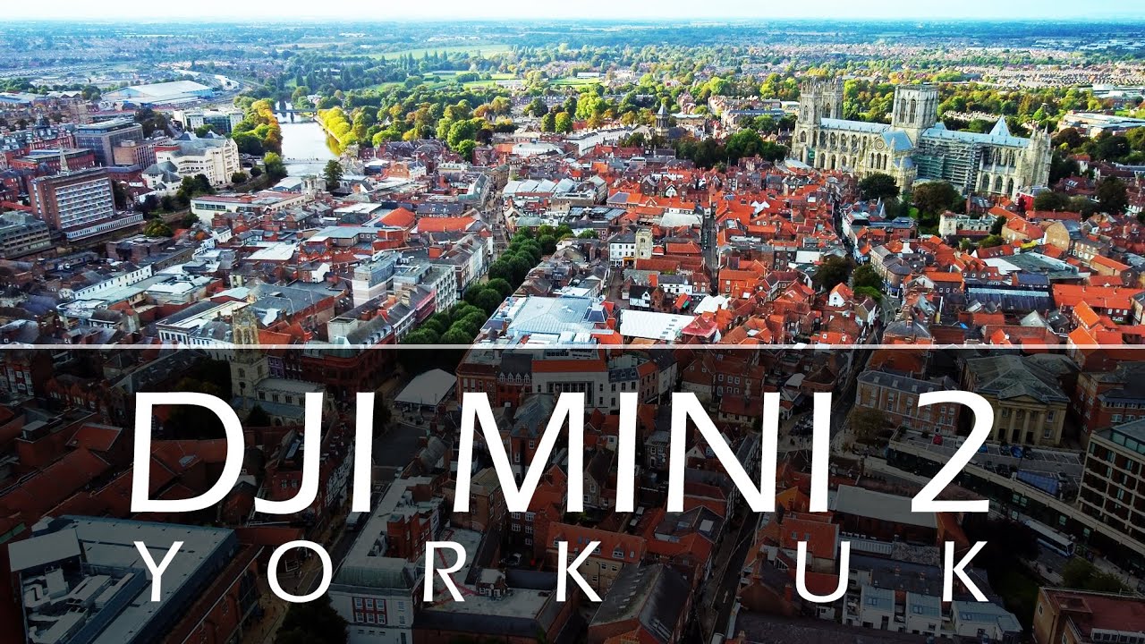 DJI MINI 2 4K - Walmgate & Piccadilly - York, England, UK