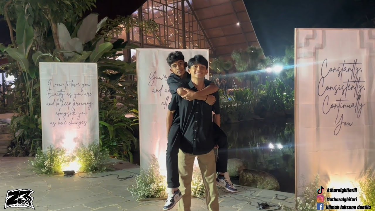 VLOG SINGKAT M ATHAR , KAK META DAN KAK ILA KE PERNIKAHAN DELVINTOR‼️