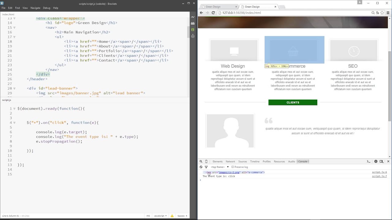 jQuery Tutorial for Beginners #18 - The Event Object in jQuery