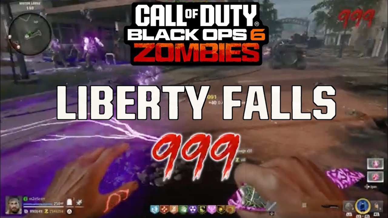 Liberty Falls 998-1001 Exfil Attempt🔥999+ High Rounds🔥BO6 Zombies