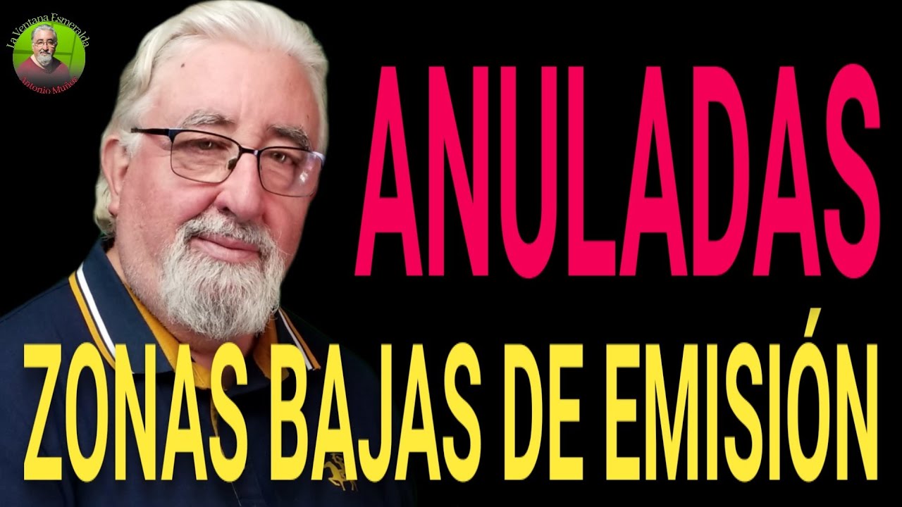 Anuladas Zonas de Bajas Emisiones ZBE