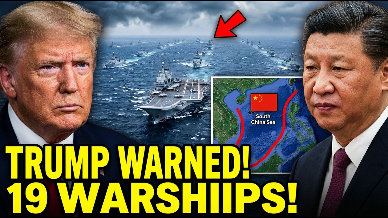 Китай направил Трампу «предупреждение» — 19 военных кораблей вошли в Южно-Китайское море.