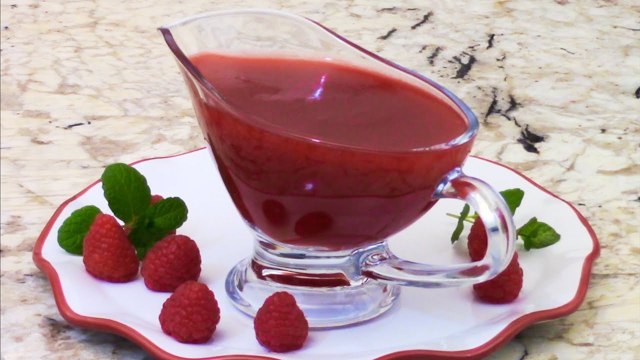 How to Make the Smoothest Raspberry Sauce - Dessert Topping 树莓酱做法