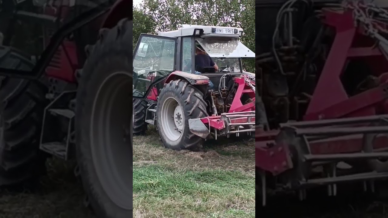 Massey Ferguson 3065 S z tirem stoll ładowanie ziemi