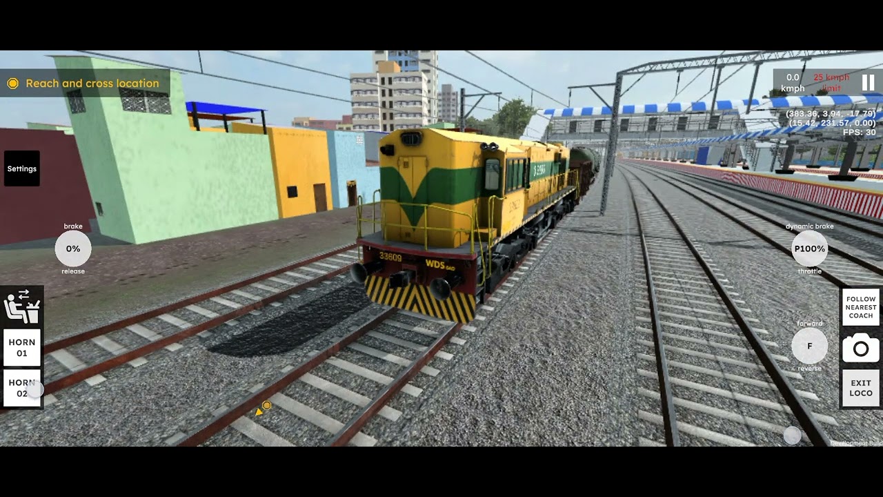 RG Train Tech Demo / WDS 6  with petrol train / Dombivli to Kalyan .