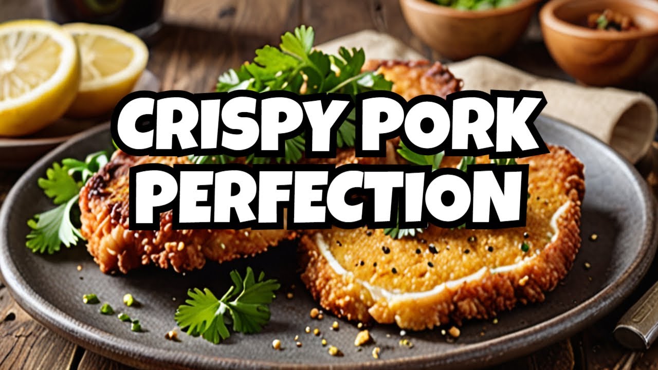 Making pork schnitzel at home