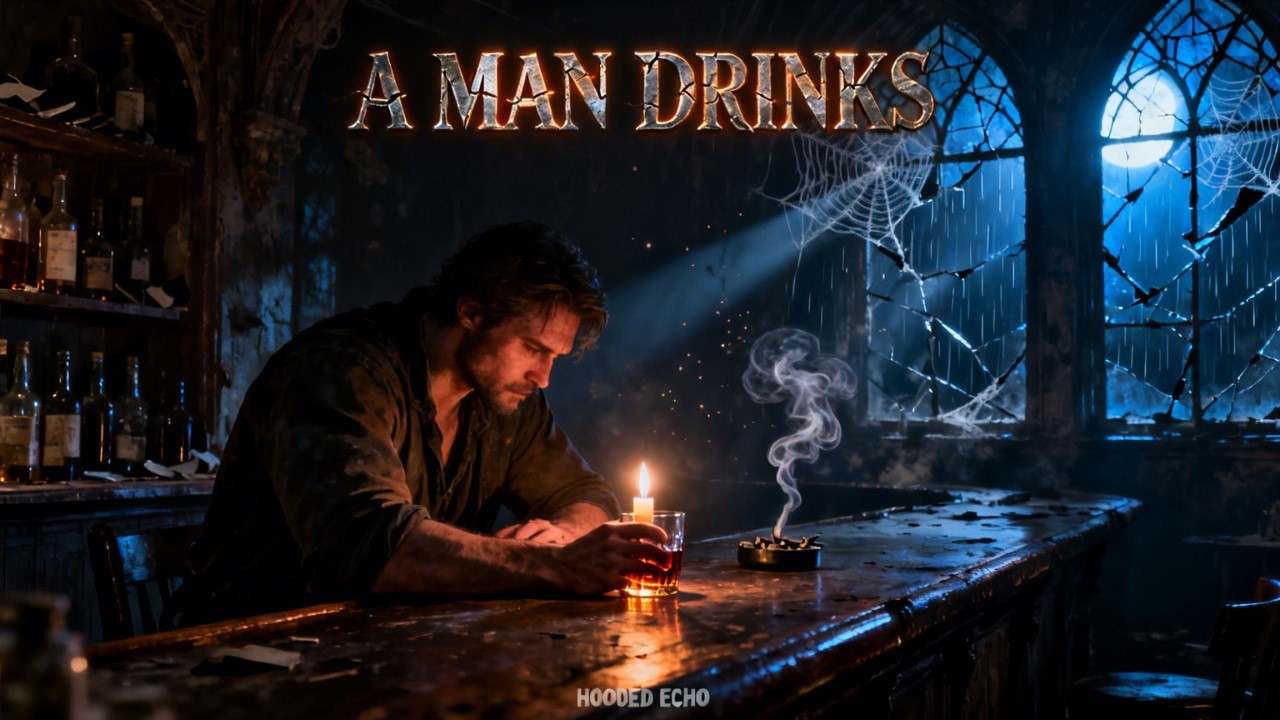 A Man Drinks - Hooded Echo