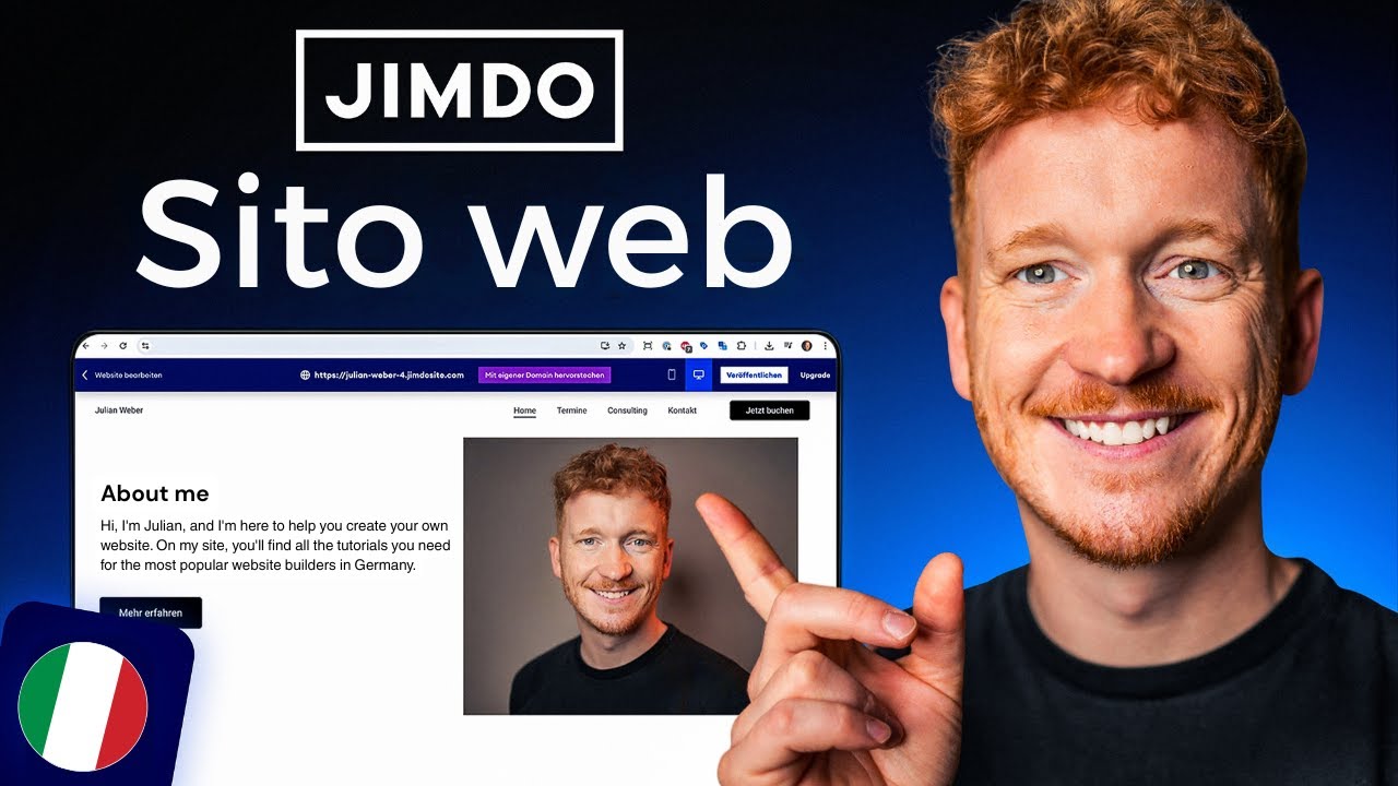 Come creare un sito web gratuito con Jimdo – Tutorial Jimdo Website Builder (2026)