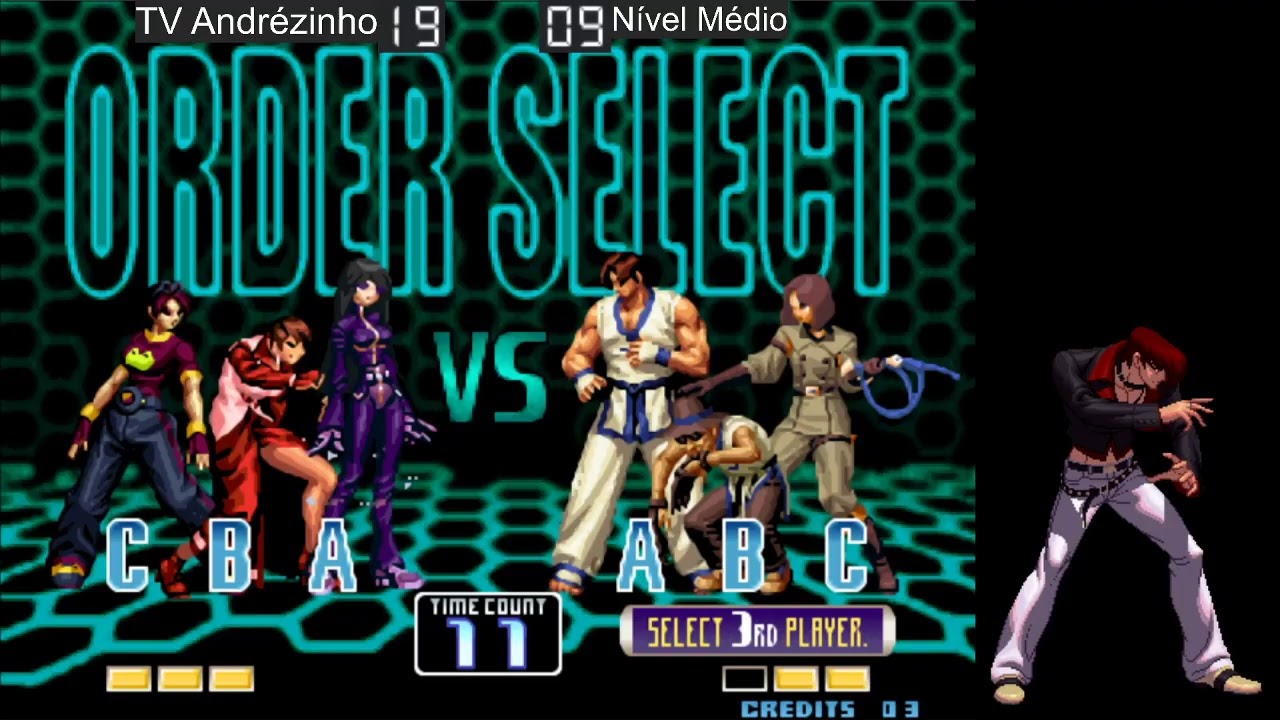KOF 2002 - Team Venon Andrézinho vs Nível Médio Maua
