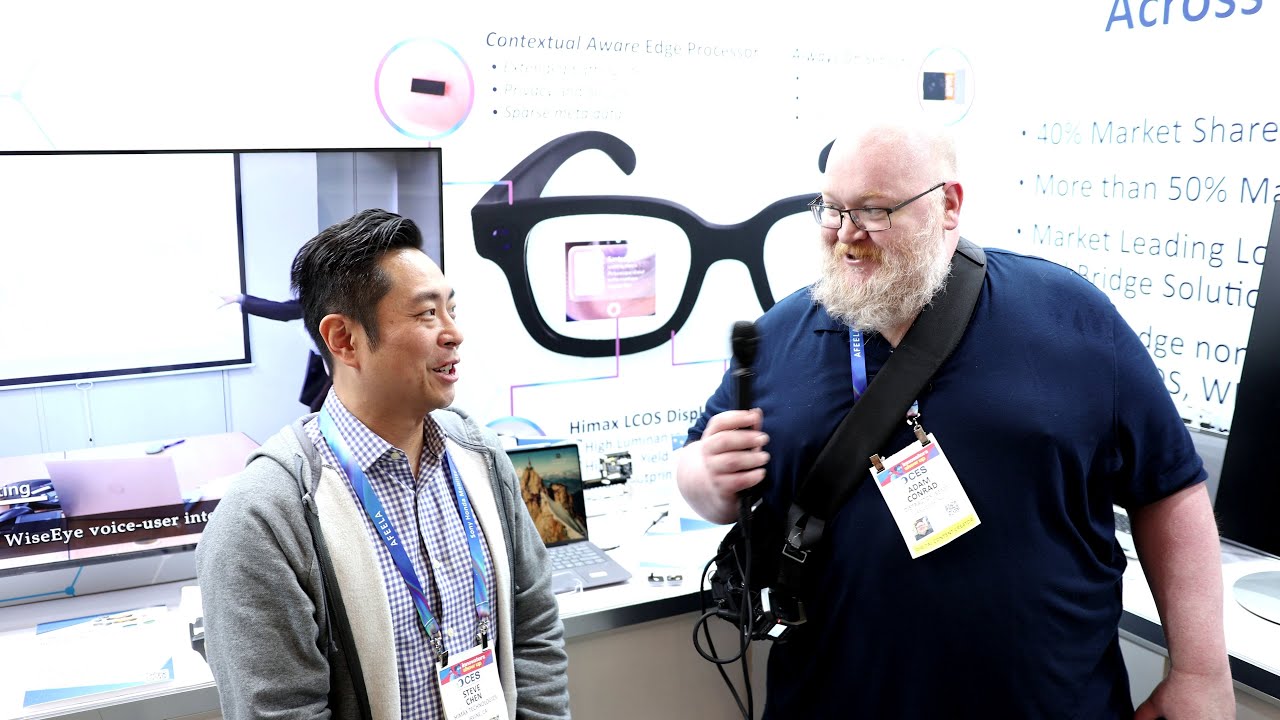 CES 2026 Himax Technologies, Inc. ze Stevem Chenem rozmawia o czujnikach i wyświetlaczach o absur...