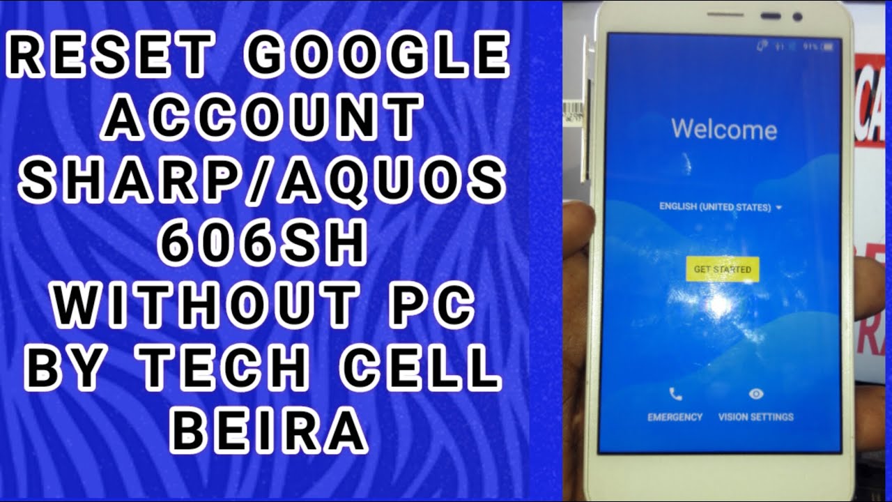 SHARP AQUOS 606SH BYPASS FRP WITHOUT PC 2020/remover frp 606sh