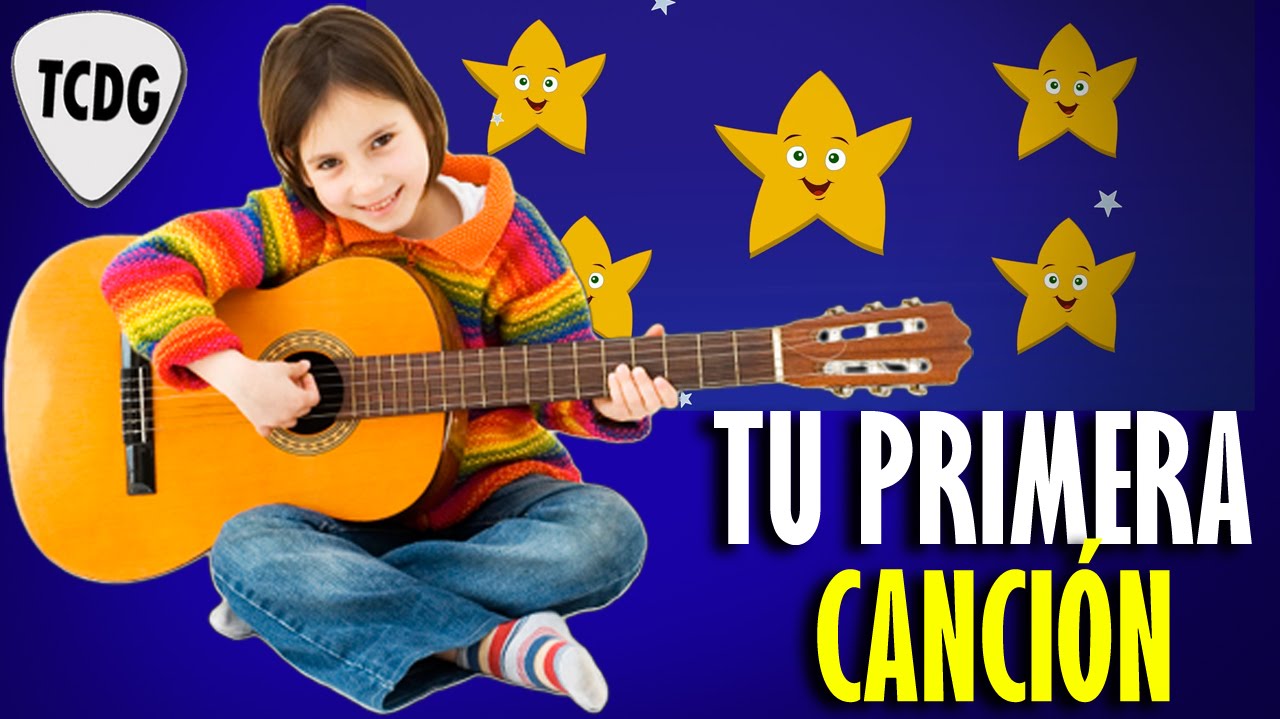 Aprende Tu Primera Canción En Guitarra Acústica: Estrellita Donde Estás / Campanita Del Lugar TCDG
